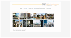 Desktop Screenshot of ghtarquitectura.com