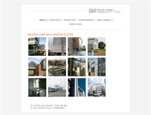 Tablet Screenshot of ghtarquitectura.com